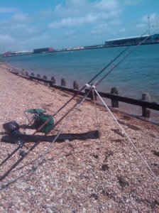 Set up on Kingston Beach